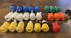 Vintage Arcade Push Button Lot 25 Buttons Microswitches Jamma Mame Parts