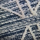 West Elm Reflected Diamonds Indoor Outdoor Rug Ocean Blue 8x10