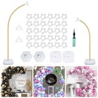 Gold Balloon Arch Stand Kit  9 3ft   6ft Free Bending Soft Balloon Golden