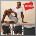 Hanes Mens Underwear Boxer Briefs Pack cool   Breathable Cotton Moisture-wicking