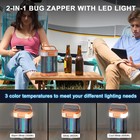 4200v Solar Usb Bug Zapper Fly Insect Mosquito Zapper Outdoor Smart Trap Lamp Us