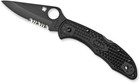 Spyderco Delica 4 Black Folding Knife C11psbbk