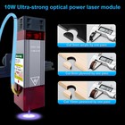10w Optical Power Laser Module 12v For Carving Wood Diy Cutting  air Assist Pump