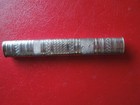 J6401 Antique Dutch 833 Silver  1852 Needle Case 2 X  Signed  See Description