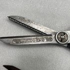 Vintage J  Wiss   Sons Model-a  Wiss-inlaid No  28   Penneys Chrome Plated Italy