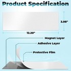 4pcs Blank Car Magnet  12  x4   Magnetic Signs For Vehicles  Flexi Color  4pcs