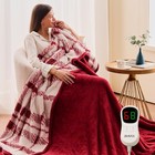 Heated Electric Blanket Full 72 x84  Flannel Blanket W  10 Heating Levels