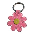 Coach Pink Flower Key Charm