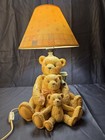 Rare Cherished Teddies Table Lamp W  Shade 912425 Teddy Bears Resin 1992
