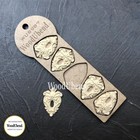 Woodubend Heat Bendable Molding Pack Of Five Keyholes Wub0987 4 X 3 Cm