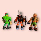Lot Of 3 Rescue Heroes Toys Vintage Fisher Price Mattel 1999-2002 Wilde Backpack