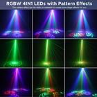 5in1 Led Rgbw Pattern Wash Effect Light W laser Bar Lighting Dmx Dj Disco Stage