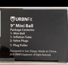 Urbnfit Small Exercise Ball  9 Inch Mini Pilates  Yoga  Barre Pt Ball - New Blk