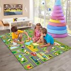Kids Carpet Playmat Rug 5 X 7 Ft Cars Kids Rug Traffic Road Kids Play Car Mat   