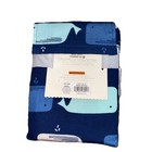 Cloud Island Fitted Crib Sheet Navy Whales 100  Cotton Baby Infant New