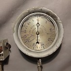 Antique 1889 Vintage Webster Star Brass Steam Pressure Gauge Steam Punk Art