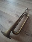 Original Ww2 World War U s  Army Regulation Brass Bugle W mouthpiece Usa