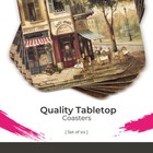 Pimpernel Parisian Scenes Coasters - Set Of 6