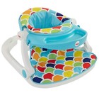 Fisher-price Deluxe Sit-me-up Floor Seat With Toy Tray Happy Heals Colors