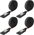 Sturdy 12-foot-by-1-inch Tie Down Strap Lashing Strap Cargo Tie-down Strap Pa   