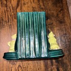 Vintage 1950   s Gilner California Pottery Planter Green Diary Pixie Boy Girl Read
