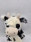 Jellycat Bashful Calf Cow Plush 12  Medium Black White Stuffed Animal Retired