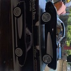 Vintage Jim Beam 1957 Chevrolet Corvette Decanter Black Silver W  Original Box