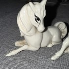 Vintage White Porcelain Unicorn Figurines Lot 2