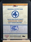 2026 Topps Finest Marvel The Fantastic Four Wolverine Sketch 1 1 Larry Santiago