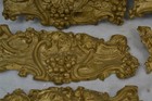 Antique Cornice Ceiling Embossed Brass Salvage Pediment Gold 11 Pcs 6x11 5 