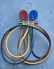Yellow Jacket Test   Charging Manifold Gauge Set W  3 Hoses R22 R134a R410a