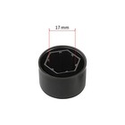17mm Wheel Lug Nut Covers Bolt Caps Compatible With Vw Passat Jetta Golf
