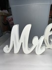 Mr And Mrs Wedding Wooden Sign Table Top Standing Party Decor