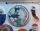 Vintage Sports Baseball Football Dodgers Pinback Buttons Lot Of 13