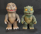 4  Minilla   Little Godzilla Subtle Repainted Bandai Vinyl Figure Set Godziban