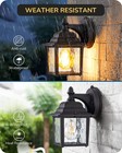 4pack Outdoor Wall Lights Fixture Exterior Waterproof Lantern Porch Sconces Lamp