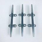 8 Inch Stainless Steel Cleats Boat Dock Rope Tie Down Cleat New Set Of 3 Read