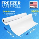 Paclord 18  X 1200   100   Made In Usa White Freezer Paper Roll    
