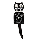 Classic Black Kit Cat Clock 15 5  Kit-cat Klock Vintage Cat Clock Swinging Tail