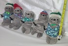 Coca-cola Seal  Bean Bag Plush Stuffed Animal Lot Of 5  Coke 1997