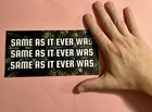 Talking Heads - Once In A Lifetime -  7 5  Sticker Vinyl  Water Resist