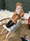 Vintage Christmas Santa Lot   Celluloid  spun Cotton metal acrylic  santa Claus
