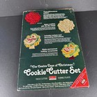 Complete 1978 Chilton Twelve Days Of Christmas Cookie Cutter Set Red Vtg