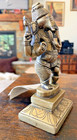 Vtg Brass Hindu Statue Dancing Ganesha Nepal Elephant God 5 75  Heavy 2lbs India