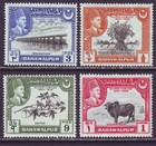 Bahawalpur 1949 Sc 22-25 Mnh Set Silver Jubilee