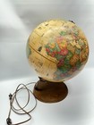 Vtg 1980 Readers Digest 12  Lighted World Antique Spot Globe Denmark Test works