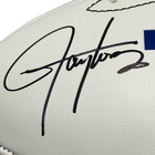 Lawrence Taylor Signed Auto New York Giants White Football Beckett Wit Bas Coa