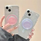 Pop Out Socket Holder Selfie Finger Grip Stand For Iphone Magsafe Mobile Phones 