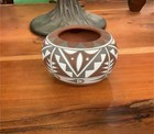 Mary Small Jemez Pueblo Native American Pottery Bowl Geometric 4 5    X 5   