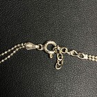 6299 Sterling Silver Italy 925 Sparkle Bead Ankle Bracelet Anklet 2 2grams 9-10 